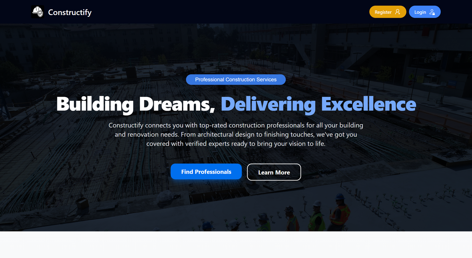 Constructify Networks – The On-Demand Construction Marketplace