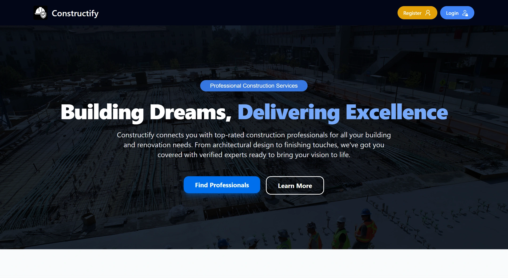 Constructify Networks – Connecting Users with Skilled Construction Professionals