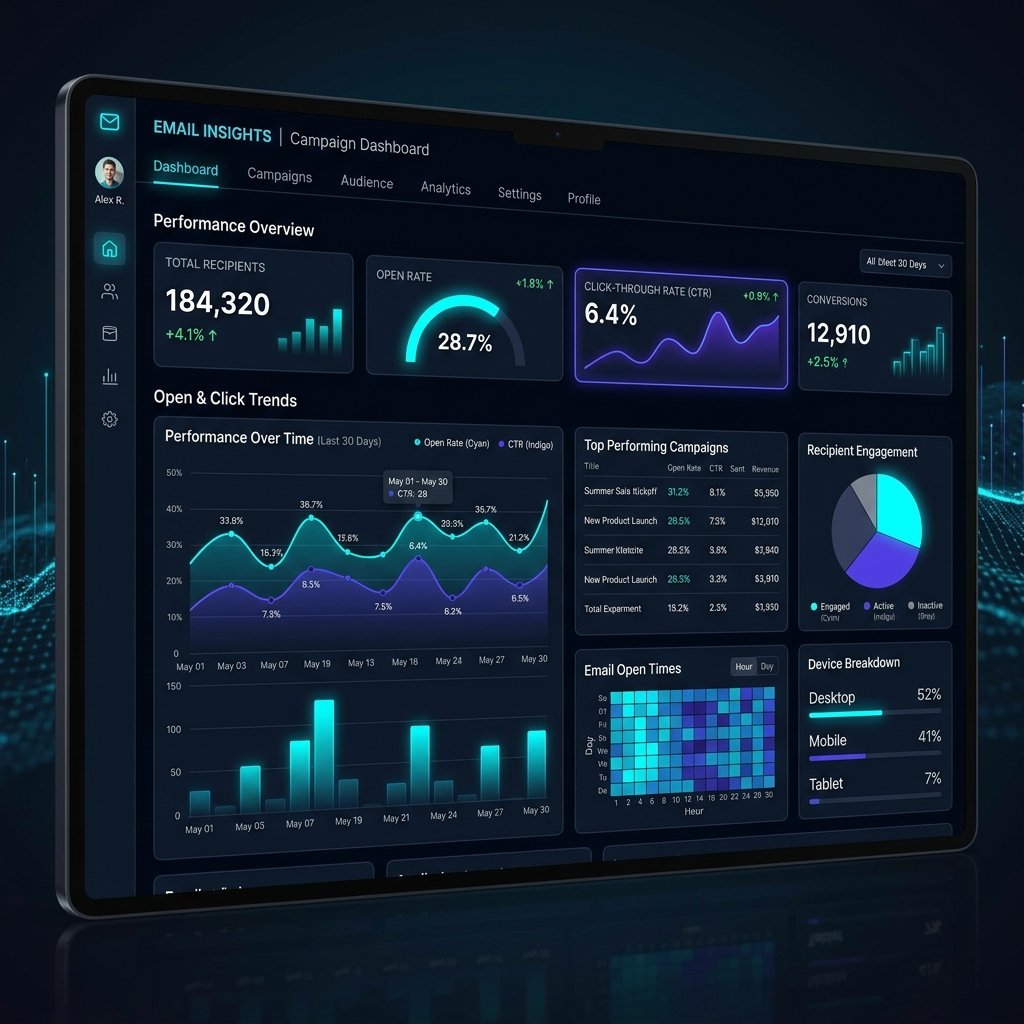 email marketing dashboard ahmedabad